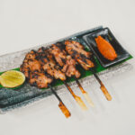 泰焰烤猪颈串 Thai Grilled Pork Skewer (Moo Ping)